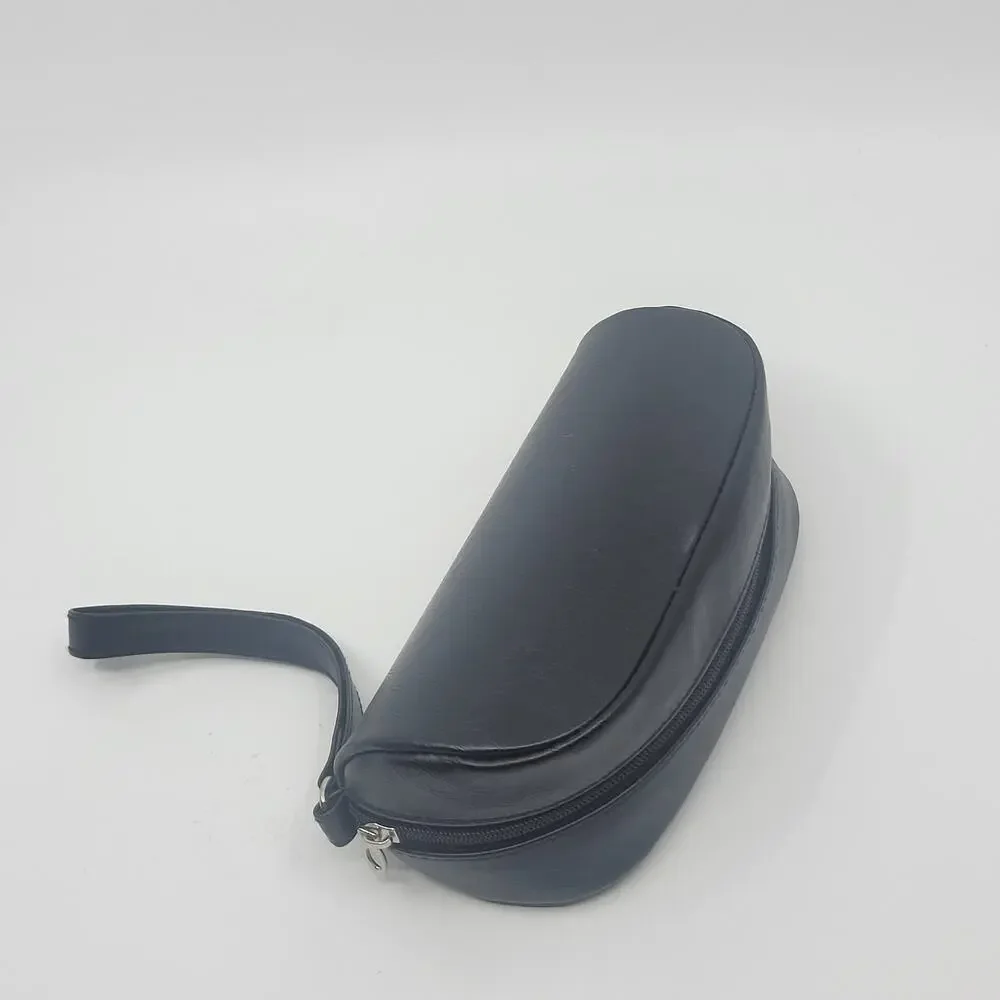 Oakley semisoft faux leather black zipped sunglasses eyeglasses case